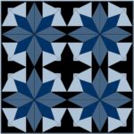 Burst PP blocks arranged 2 x 2 wallhanging