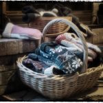 Basketful Wool Mittens